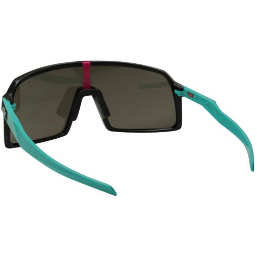 Oakley OO 9406-3237 Sutro Polished Black Aqua Prizm Iridium Lens Mens Sunglasses - Image 6