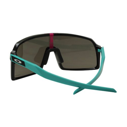 Oakley OO 9406-3237 Sutro Polished Black Aqua Prizm Iridium Lens Mens Sunglasses - Image 7