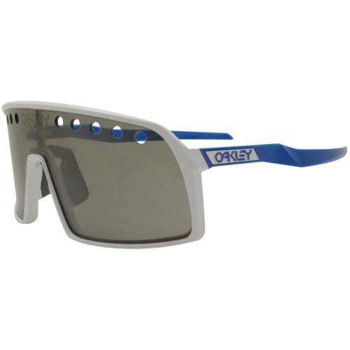Oakley OO 9406-6237 Sutro Polished White Blue Prizm Black Lens Mens Sunglasses - Image 2