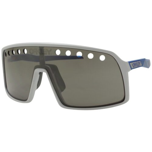 Oakley OO 9406A-2737 Sutro Polished White Blue Prizm Black Lens Mens Sunglasses - Image 2