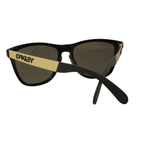 Oakley OO 9428-0255 Frogskins Mix Polished Black Prizm Black Iridium Sunglasses - Image 5