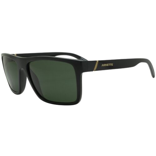 Arnette AN 4267 41/71 Goemon Shiny Black Frame Dark Green Lens Mens Sunglasses - Image 3