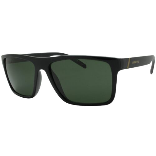 Arnette AN 4267 41/71 Goemon Shiny Black Frame Dark Green Lens Mens Sunglasses - Image 4