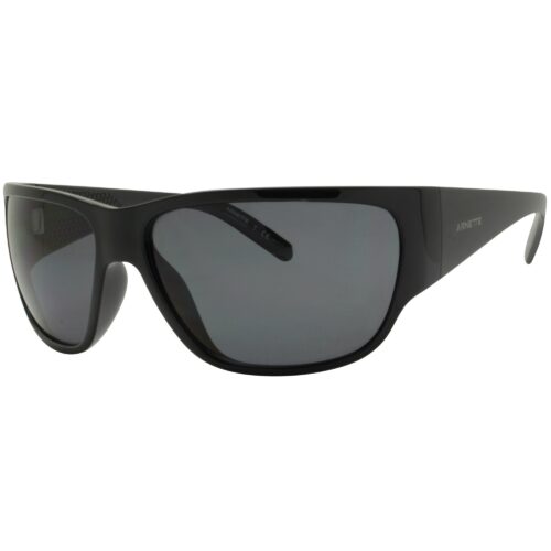 Arnette AN 4280 41/81 Polarized Wolflight Shiny Black Grey Lens Mens Sunglasses