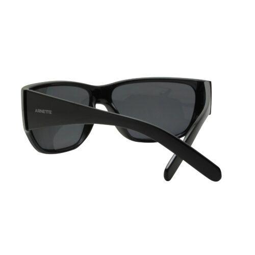 Arnette AN 4280 41/81 Polarized Wolflight Shiny Black Grey Lens Mens Sunglasses - Image 6