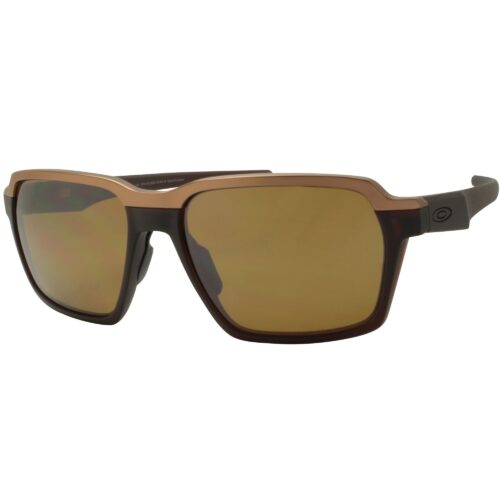 Oakley OO 4143-0658 Polarized Parlay Matte Rootbeer Prizm Tungsten Sunglasses - Image 4
