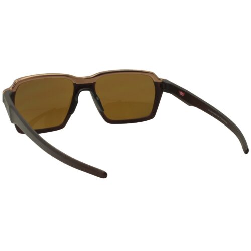 Oakley OO 4143-0658 Polarized Parlay Matte Rootbeer Prizm Tungsten Sunglasses - Image 6