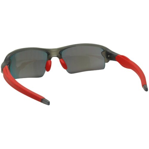 Oakley OO 9271-03 Flak 2.0 Grey Smoke +Red Iridium Asian Fit Sports Sunglasses - Image 6