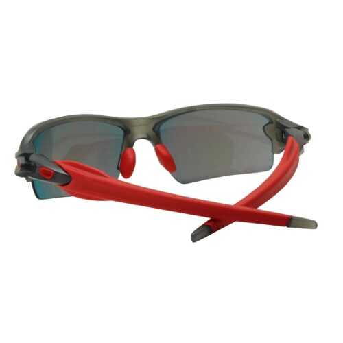 Oakley OO 9271-03 Flak 2.0 Grey Smoke +Red Iridium Asian Fit Sports Sunglasses - Image 7