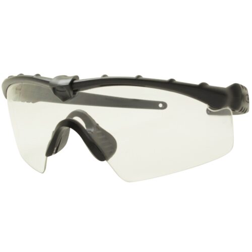 Oakley OO 9146-53 Ballistic M Frame 3.0 SI Black Frame Clear Lens Sunglasses