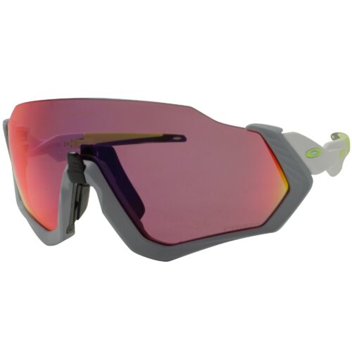Oakley OO 9401-1037 Flight Jacket Matte Grey White Prizm Road Sports Sunglasses - Image 2