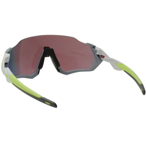 Oakley OO 9401-1037 Flight Jacket Matte Grey White Prizm Road Sports Sunglasses - Image 6