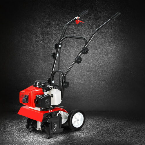 Giantz 88CC Tiller Garden Cultivator Rototiller 4 Blades Soil Plower Rotary Hoe - Image 9