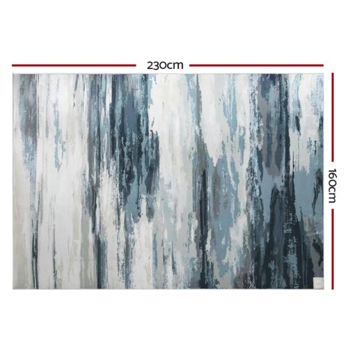 Artiss Rug 160x230cm Area Rug Washable Mat Large Carpet Soft Short Pile Poca - Image 3