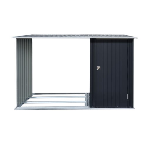 Giantz Garden Shed 2.49x1.04M Sheds Outdoor Tool Storage Workshop House Steel 2 in 1 - Image 4
