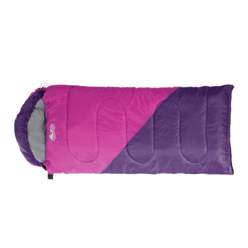 Weisshorn Sleeping Bag Kids Single 172cm Thermal Camping Hiking Pink - Image 4