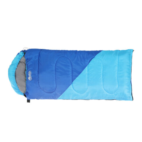 Weisshorn Sleeping Bag Kids Single 172cm Thermal Camping Hiking Blue - Image 4