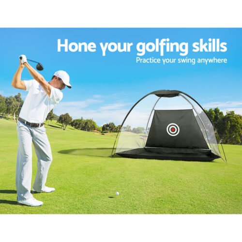 Everfit 3M Golf Practice Net And Training Mat Set Driving Target Black - Image 6