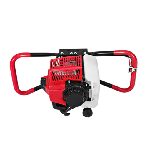 Giantz 92CC Post Hole Digger Motor Only Engine Petrol Red - Image 4