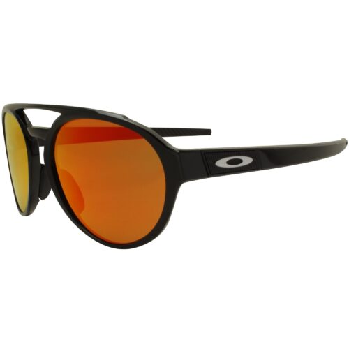 Ex Display Oakley OO 9421-1358 Forager Polished Black Prizm Ruby Mens Sunglasses