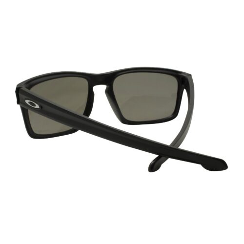 Ex Display Oakley OO 9262-6857 Sliver Matte Black Frame Grey Mens Sunglasses - Image 6
