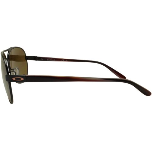 Oakley OO 4108-1856 Tie Breaker Polished Black Prizm Tungsten Womens Sunglasses - Image 5