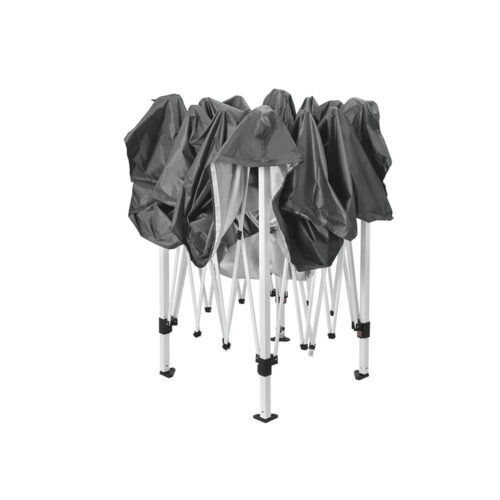Instahut Gazebo Pop Up Marquee 3x3m Wedding Party Outdoor Camping Tent Canopy Shade Mesh Wall Grey - Image 3
