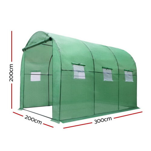 Greenfingers Greenhouse Garden Shed Green House 3X2X2M Greenhouses Storage Lawn - Image 2