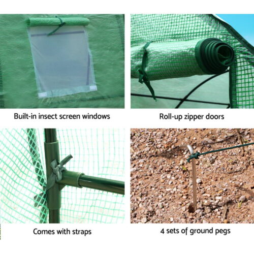 Greenfingers Greenhouse Garden Shed Green House 3X2X2M Greenhouses Storage Lawn - Image 6