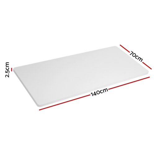 Artiss Standing Desk Top White 140CM - Image 2