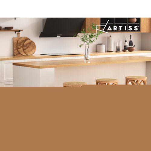 Artiss 2x Bar Stoosl Rattan Seat Wooden - Image 7