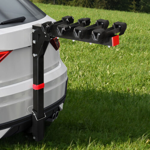 Giantz 4 Bicycle Bike Carrier Rack Car 2" Hitch Mount Foldable Black,Giantz 4 Bicycle Bike Carrier Rack Car 2" Hitch Mount Foldable Black - Image 8