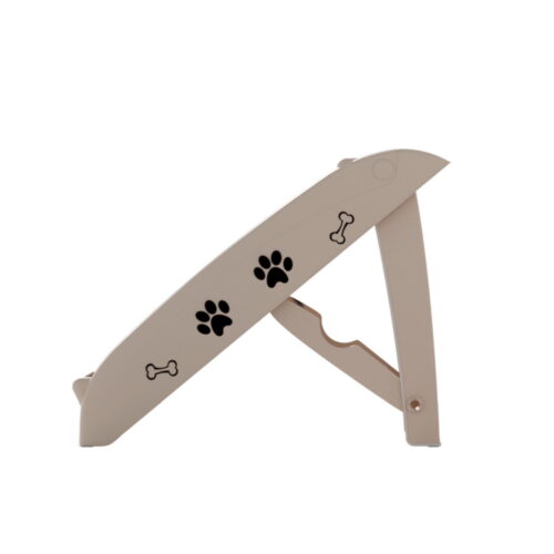 i.Pet Dog Ramp Steps For Bed Sofa Car Pet Stairs Ladder Portable Foldable Beige - Image 5