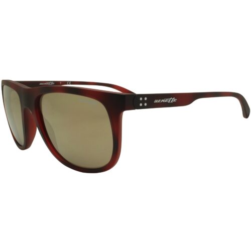 Arnette AN 4235 24635A Crooked Grind Matte Dark Brown Red Havana Mens Sunglasses