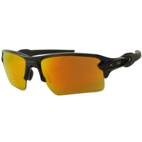 Ex Display Oakley OO 9188-F659 Polarized Flak 2.0 XL Black Prizm Ruby Sports Sunglasses - Image 2