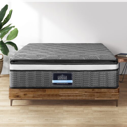 Giselle Bedding 34cm Mattress Double Layer Pocket Spring King - Image 8