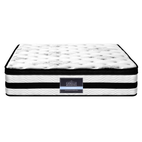 Giselle Bedding 34cm Mattress Euro Top Pocket Spring Super King - Image 3