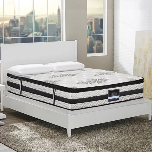Giselle Bedding 34cm Mattress Euro Top Pocket Spring Super King - Image 5