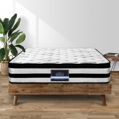 Giselle Bedding 34cm Mattress Euro Top Pocket Spring Super King - Image 7