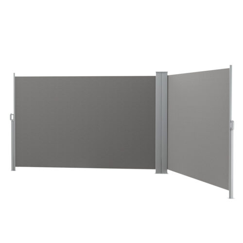 Instahut Side Awning Sun Shade Outdoor Retractable Privacy Screen 2X6M Grey - Image 2