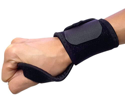 Wrist Sports Injury Compression Support Recovery Brace Black - Image 3