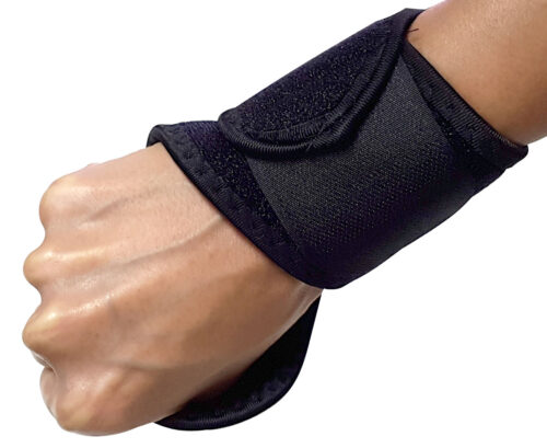 Wrist Sports Injury Compression Support Recovery Brace Black - Image 4