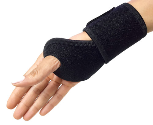 Wrist Sports Injury Compression Support Recovery Brace Black - Image 6