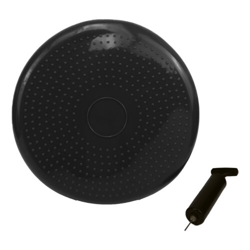 Powertrain Fitness Yoga Stability Disc Pilates Balance Gym Ball Trainer Black - Image 3