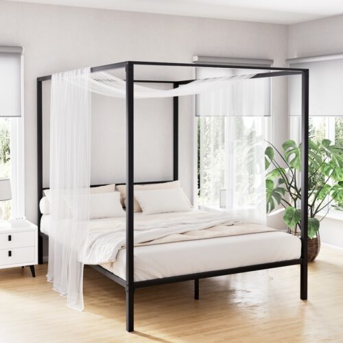 Artiss Bed Frame Double Size Metal Bed Frame POCHY - Image 7