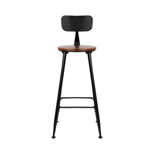 Artiss 4x Bar Stools Vintage Metal Chairs - Image 4