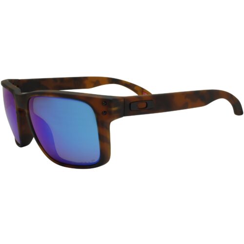 Oakley OO 9102-V455 Polarized Holbrook Matte Tortoise Prizm Sapphire Sunglasses - Image 2