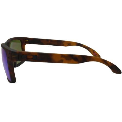 Oakley OO 9102-V455 Polarized Holbrook Matte Tortoise Prizm Sapphire Sunglasses - Image 3