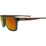 Oakley OO 9018-1255 Ojector Matte Grey Smoke Prizm Ruby Lens Mens Sunglasses