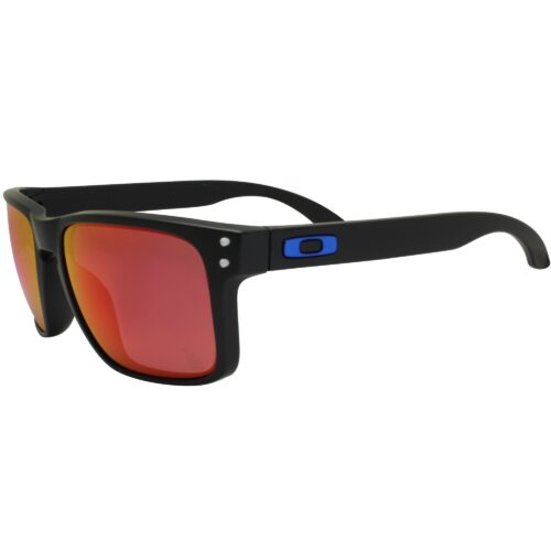 Oakley OO 9102-I955 Holbrook Dodgers MLB Collection Matte Black Prizm Sunglasses - Image 2